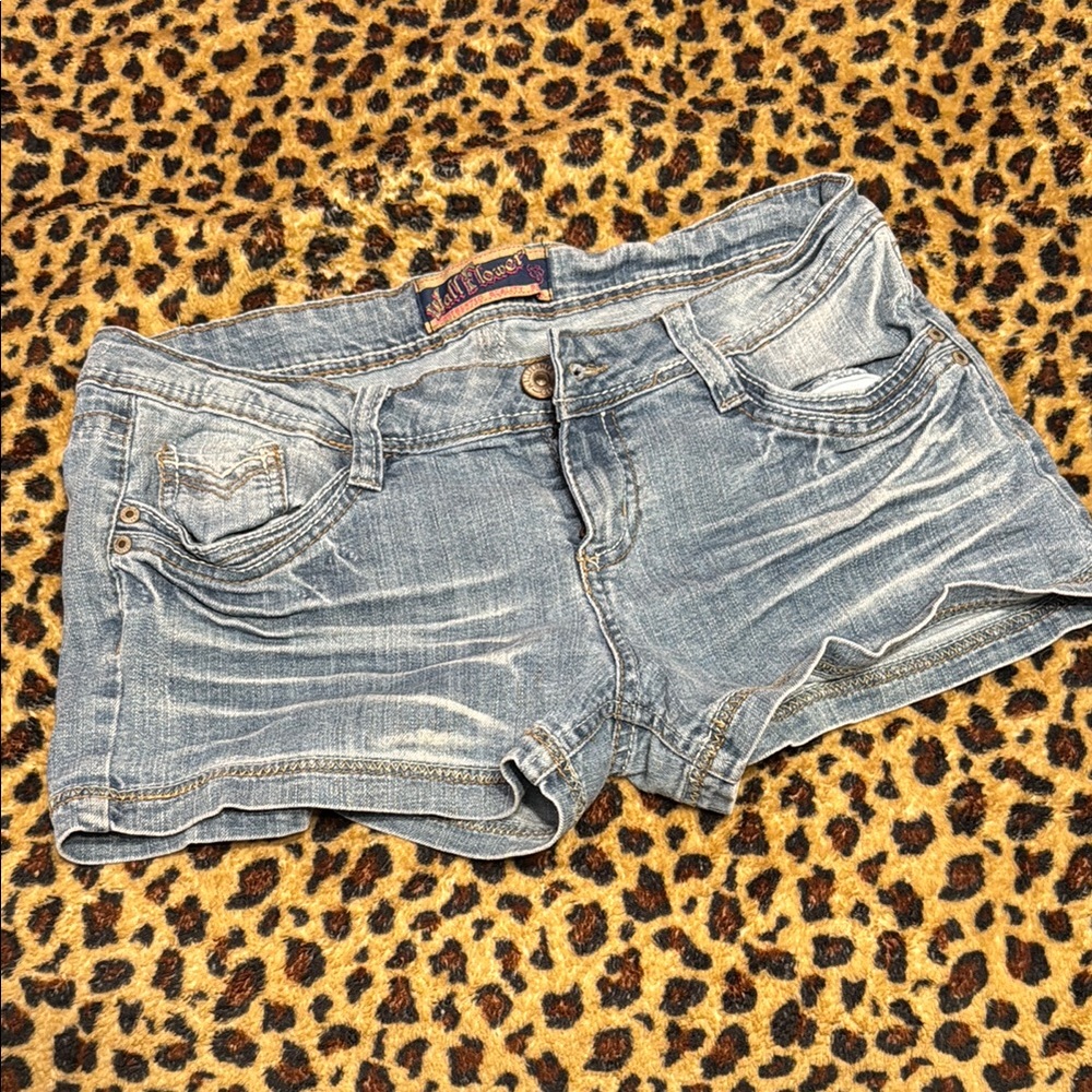 Y2K Blue Denim Shorts